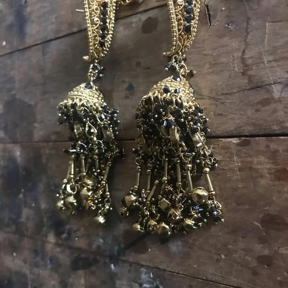 Vintage Indian earrings - Picture 7 of 9